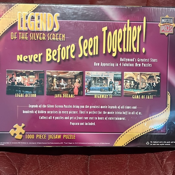 Legends of the Silver Screen 1000 piece Puzzle - Picture 6 of 6
